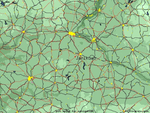 Detailed map of Janikowo (may take a few seconds).